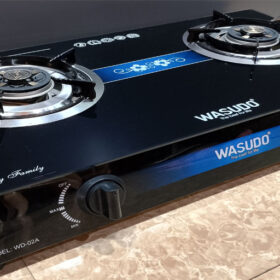 BẾP GAS WASUDO WD-02A – BẾP ĐÔI CHÉN ĐỒNG, MẶT KÍNH CƯỜNG LỰC CAO CẤP bep ga gia dinh WD 02A 002