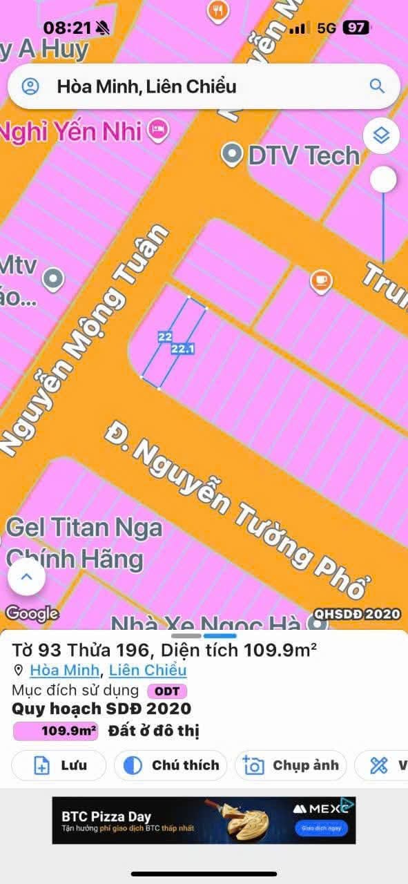 BÁN ĐẤT NGUYỄN TƯỜNG PHỔ, LIÊN CHIỂU, ĐÀ NẴNG – DIỆN TÍCH 110M² NGANG 5M, ĐƯỜNG 15M, LỀ 5M - TRƯỚC BẾN XE gen n z7121549229744 a34d857c47eeb888979f82e655a060b7