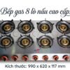 Bếp gas gia đình, bếp bánh xèo 8 lò nấu loại vuông cao cấp