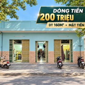 BÁN DÃY TRỌ 10 PHÒNG MẶT TIỀN NGUYỄN QUYỀN, CẨM LỆ, ĐÀ NẴNG – CẠNH BẾN XE DÒNG TIỀN 200 TRIỆU/NĂM – 160M2, MẶT TIỀN 10M