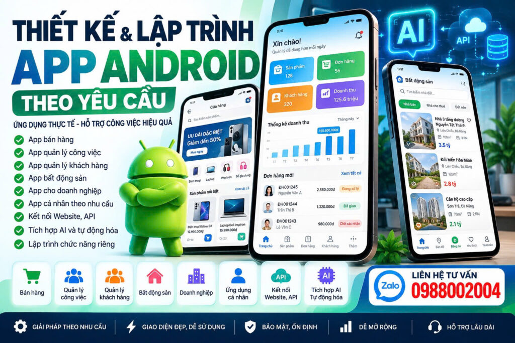 thiet ke lap trinh app android theo yeu cau